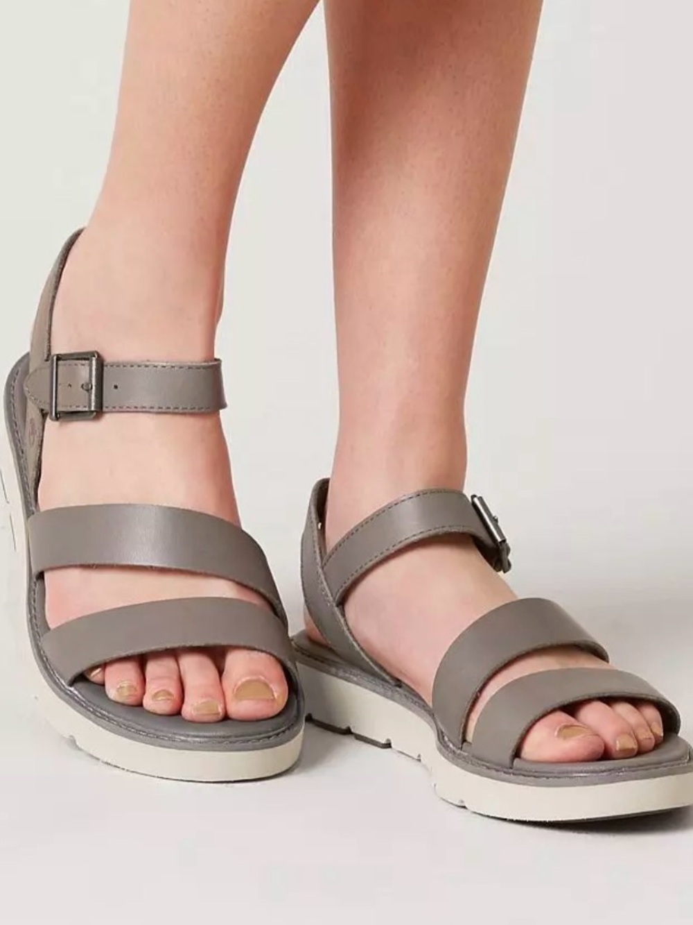 Timberland Grey Strappy Comfort Sandals